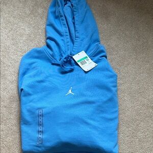 Jordan Blue Hoodie with White Jumpman